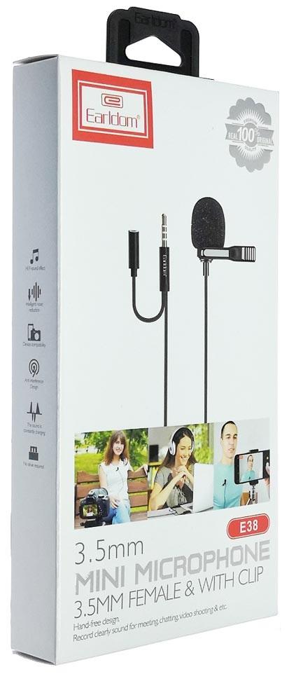 3.5MM STEREO M+F MINI MICROPHONE