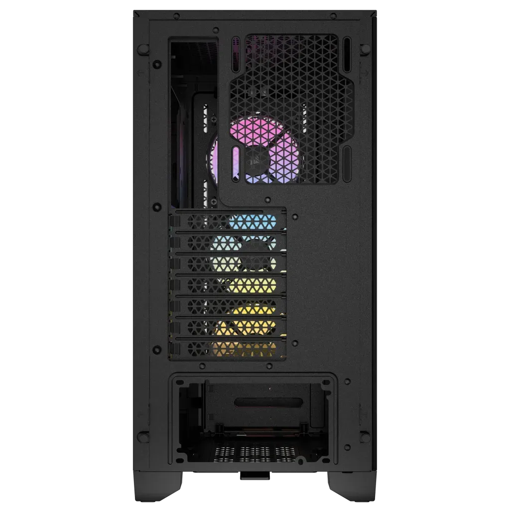 3000D RGB AIRFLOW Black Mid-Tower PC Case; 2x 3.5'' |  2x 2.5'' Drive Bays; Up to 360mm Radiator compatible; 3x 120mm fan incl - image 26