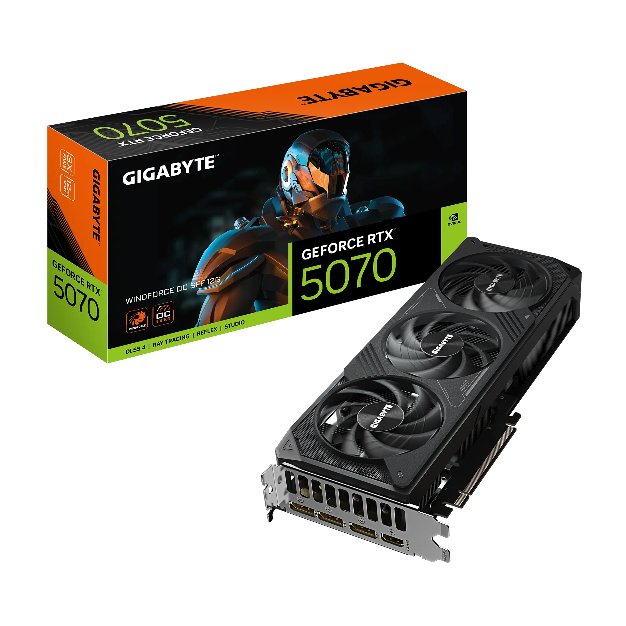 GIGABYTE nVidia GeForce RTX™ 5070 WINDFORCE OC SFF - 12GB GDDR7 HDMIx1/DPx3 - image 7