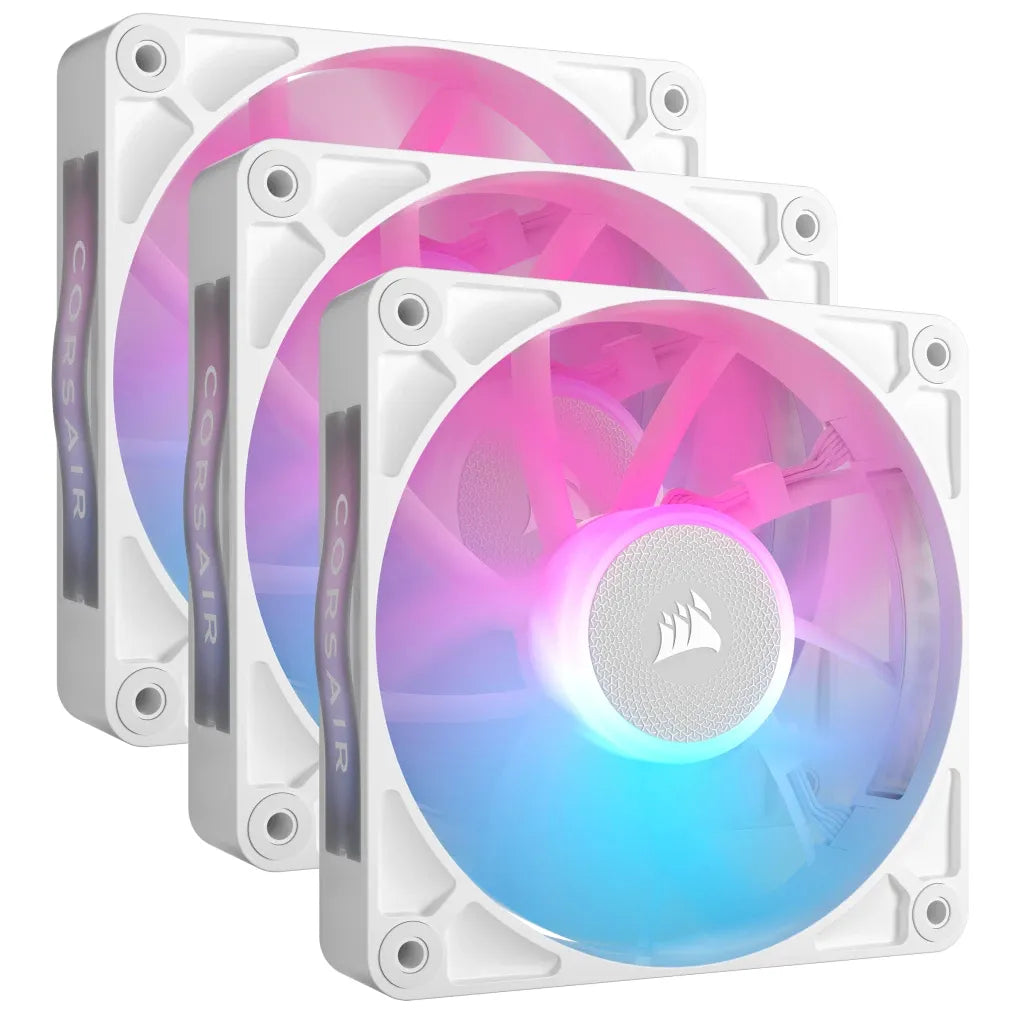 Corsair RX RGB Series; iCUE LINK RX120 RGB White; 120mm Fan; Triple Pack - image 18