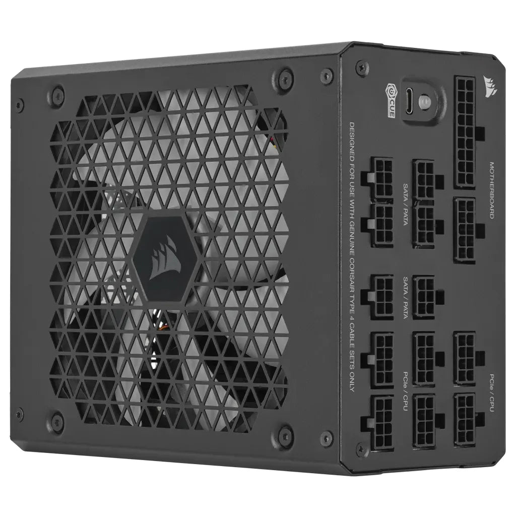 Corsair HX1000i — 1000 Watt 80 PLUS® Platinum; 10yr Warranty;ATX(1);EPS (3);PCI-E (4);4-Pin Peripheral (8);SATA (8);12VHPWR (1) - image 4