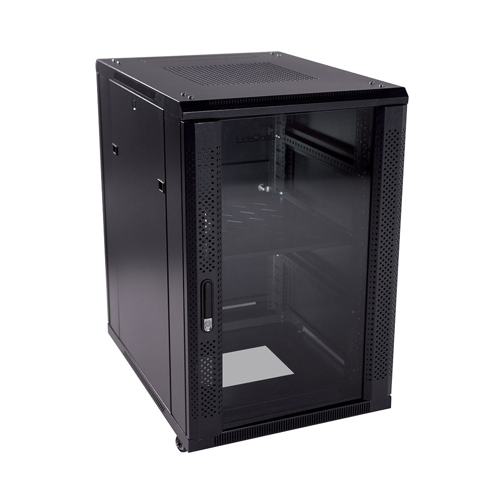 18U 600X800 CABINET WITH GLASS DOOR