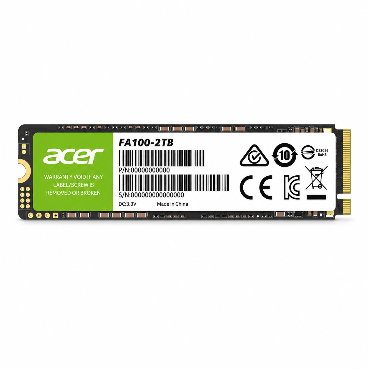 256GB M.2 NVME PCIE GEN3 X 4 SSD - image 2