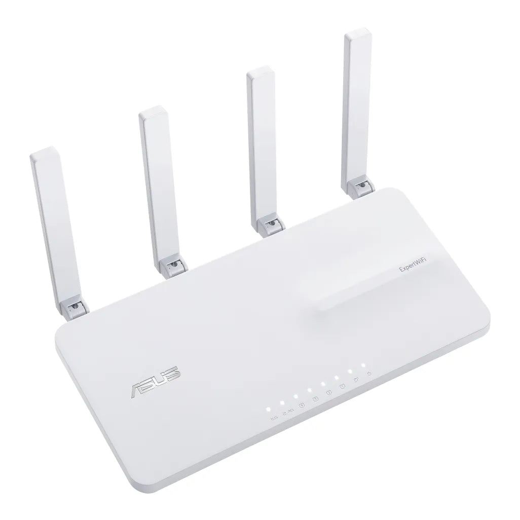 ASUS EBR63 – Expert WiFi, Wi-Fi 6 (802.11ax), Dual-band (2.4 GHz / 5 GHz), Ethernet LAN, White, Tabletop router