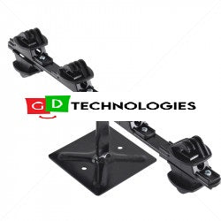 Fence Pole - 6Line Low Profile Black EP-6B