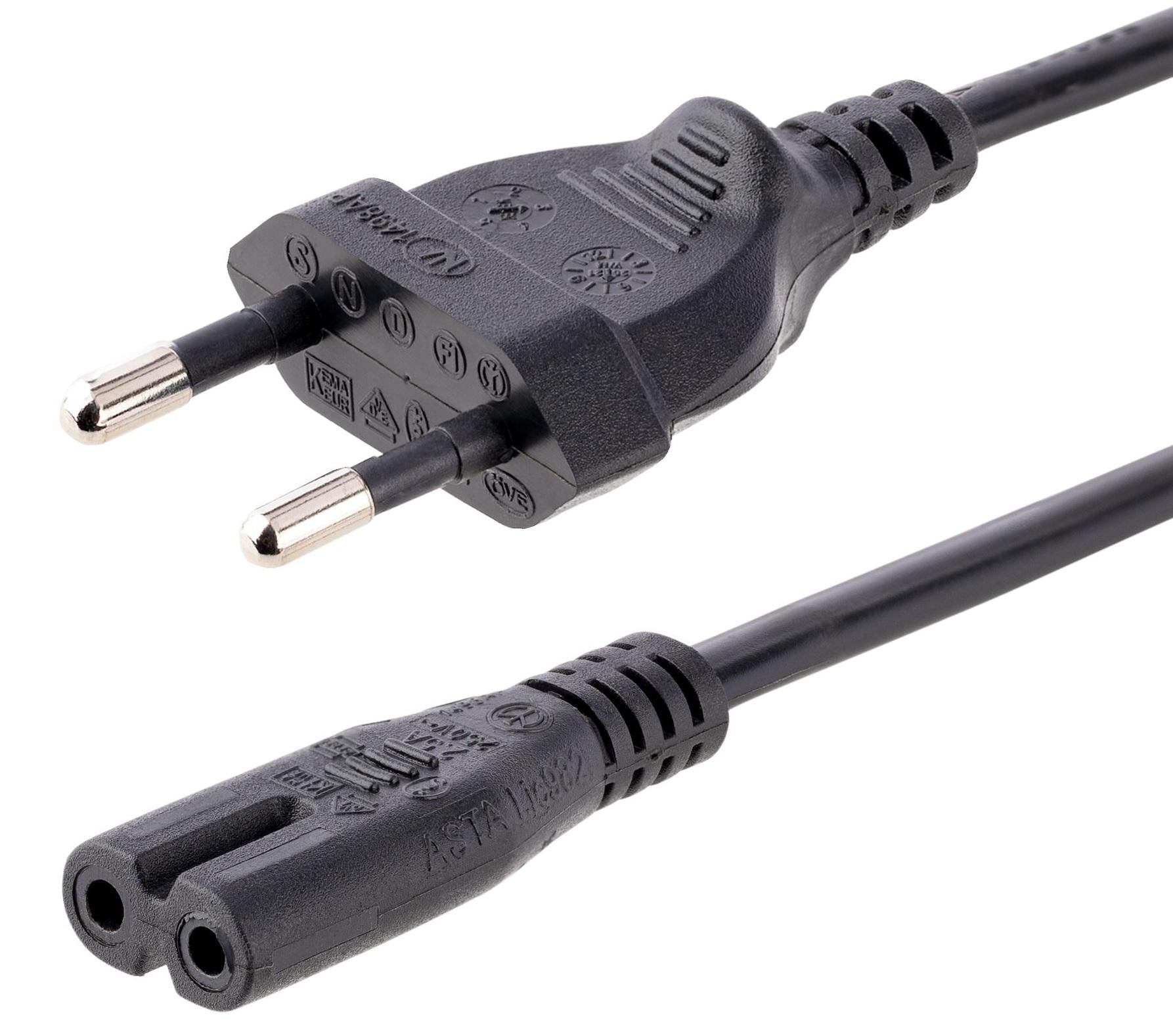 2 PIN FIGURE 8 1.5M POWERCORD