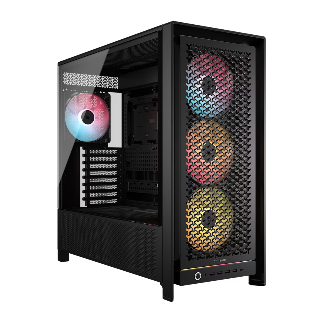 FRAME 5000D RS ARGB Mid-Tower PC Case; 4x RS140 ARGB Fans; 2x 2.5'' ; 1x 3.5'' ; Black. - image 11