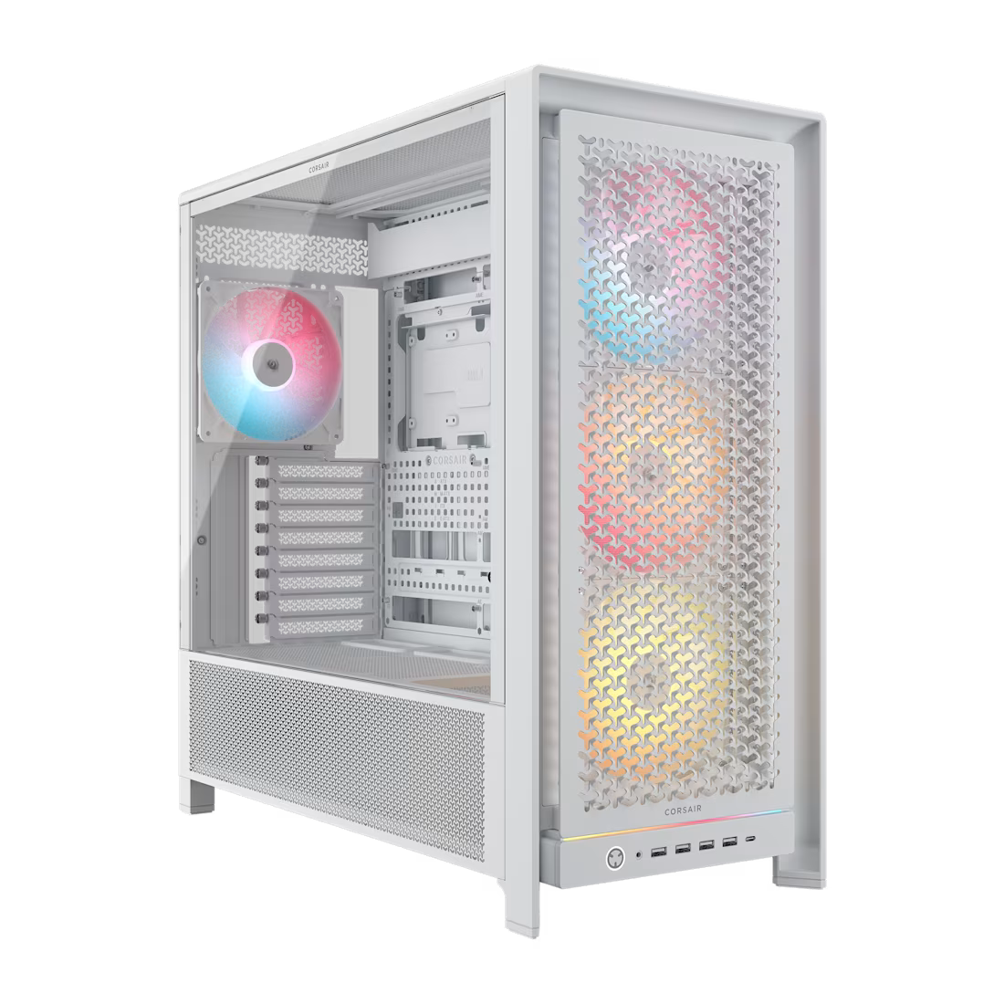 FRAME 5000D ARGB RS Mid-Tower PC Case; 4x 4x RS140 ARGB Fans; 2x 2.5'' ; 1x 3.5'' ; White. - image 11