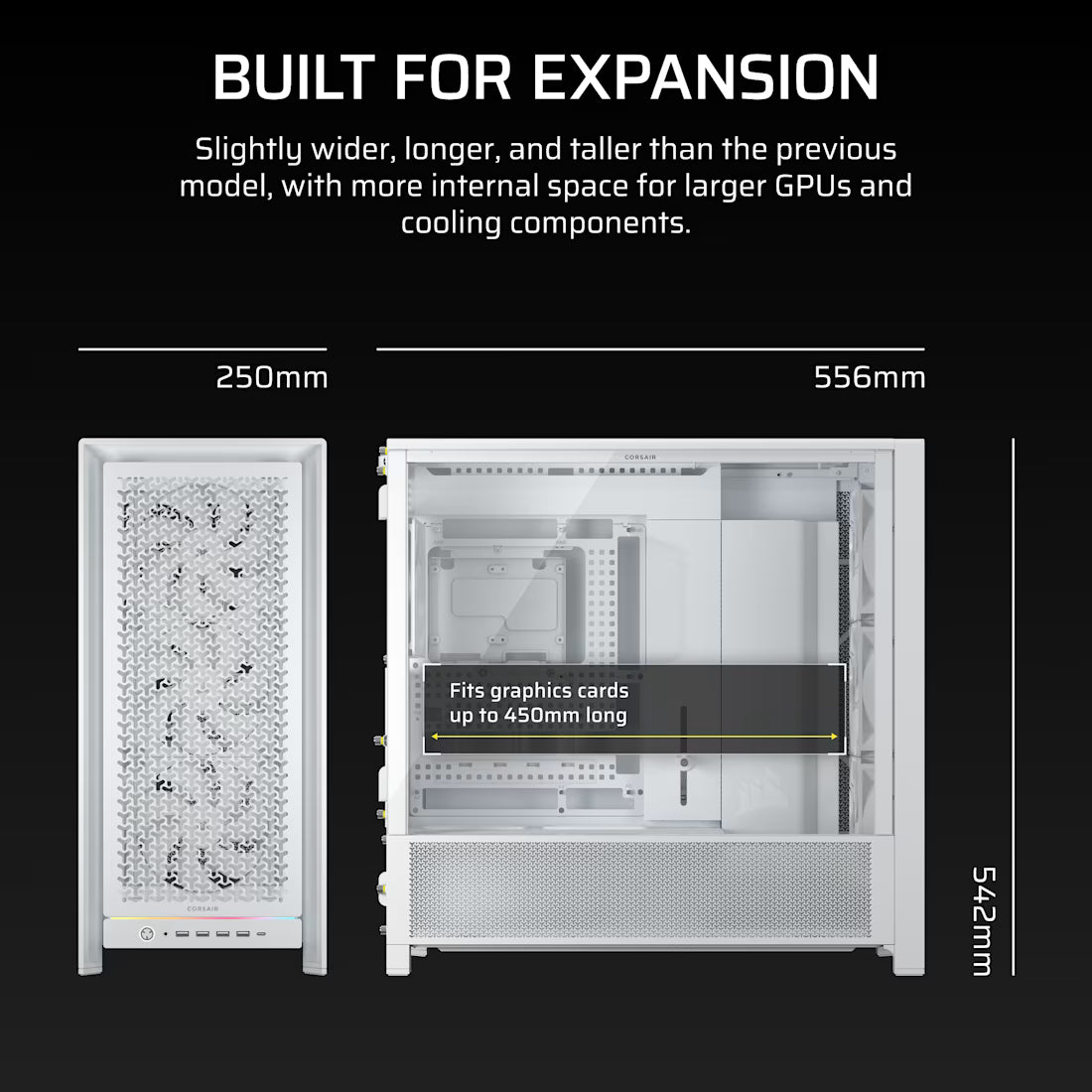 FRAME 5000D RS Mid-Tower PC Case; 4x RS 140 PWM Fans; 2x 2.5'' ; 1x 3.5''; - image 20