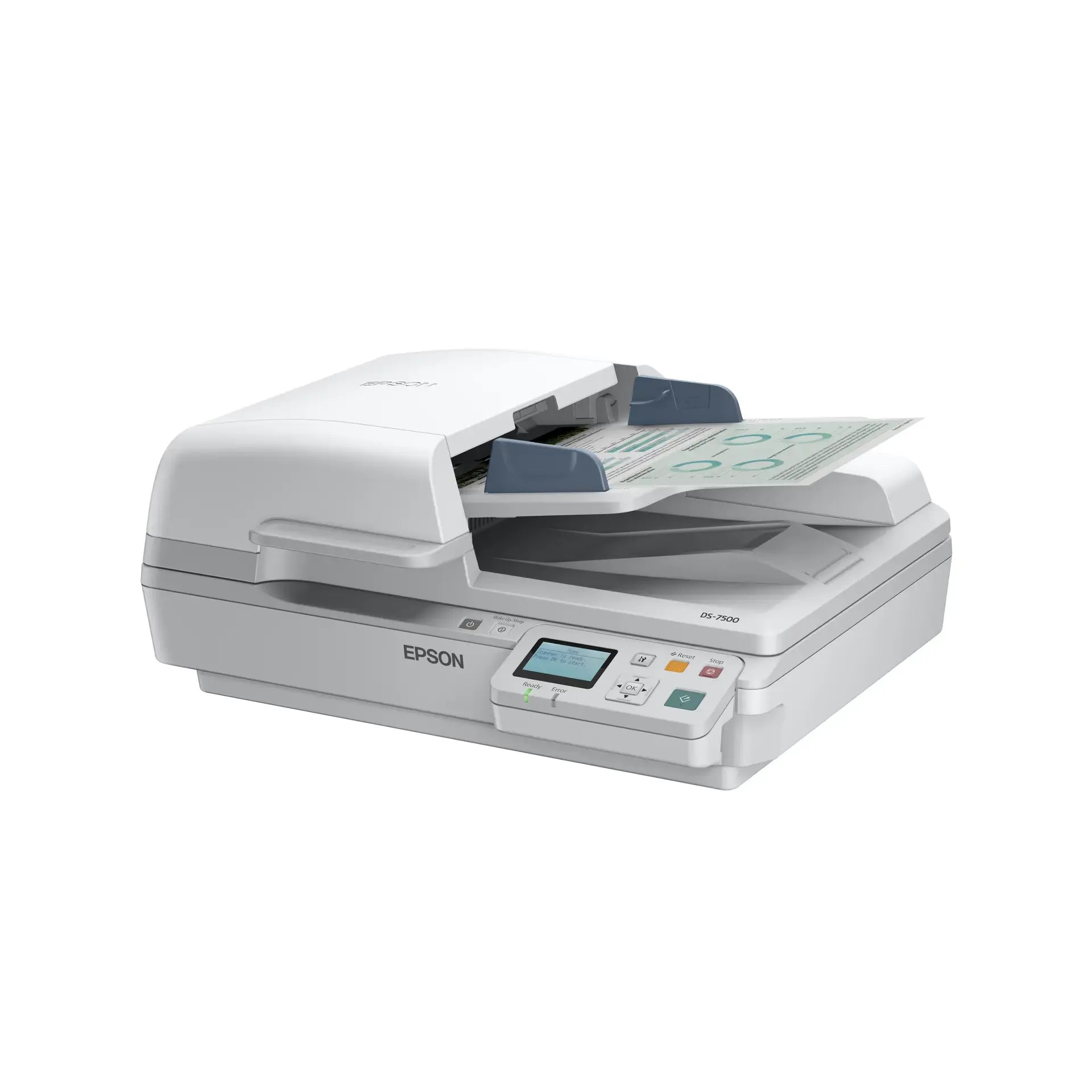 Epson WorkForce DS-6500N-Flatbed & Sheetfeed; A4;Duplex;1200x1200DPI;25ppm; Daily Duty Cycle 3000; Network Ready - image 3