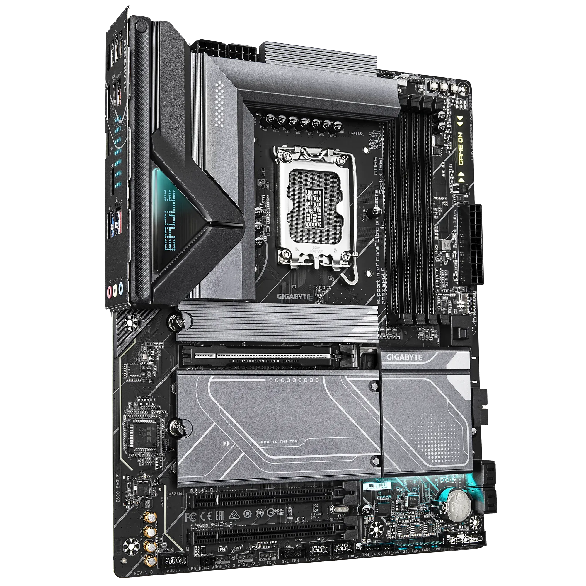GIGABYTE Intel® Z890 Chipset for LGA 1851; 4x DDR5; 4x M2; USB4® USB Type-C®/DP; ATX. - image 3