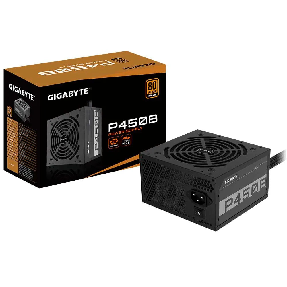 Gigabyte PSU P450B Bronze Certified 450W - 3 Year Warranty; 24/20-pin x 1; CPU 4+4-pin x 1; PCI-E 6+2-pin x 2; SATA x 6; Peri x3 - image 6