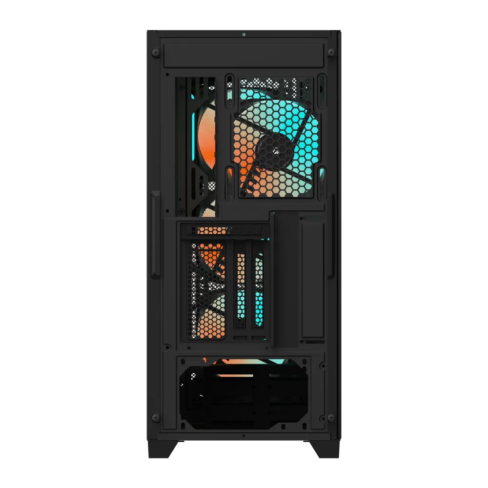 Gigabyte C301 Glass ATX Chassis; 2x 3.5'' | 2x 2.5'' Drive Bays; 360mm Radiator compatible; 4x 120mm fan incl; White - image 5