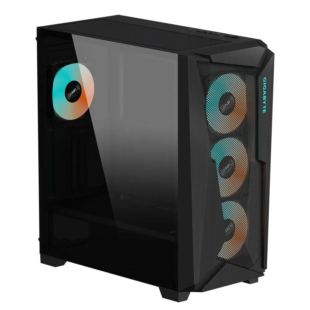 Gigabyte C301 Glass ATX Chassis; 2x 3.5'' | 2x 2.5'' Drive Bays; 360mm Radiator compatible; 4x 120mm fan incl; White - image 7