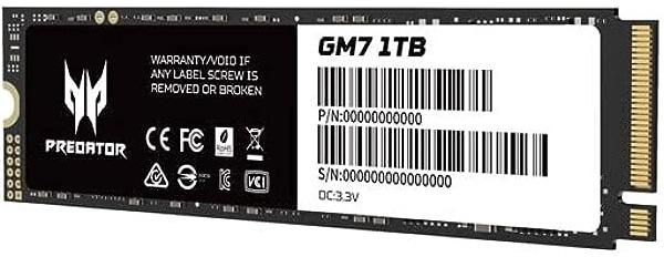 PREDATOR 1TB M.2 GEN4.0 SSD