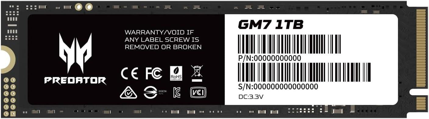 PREDATOR 1TB M.2 GEN4.0 SSD - image 2