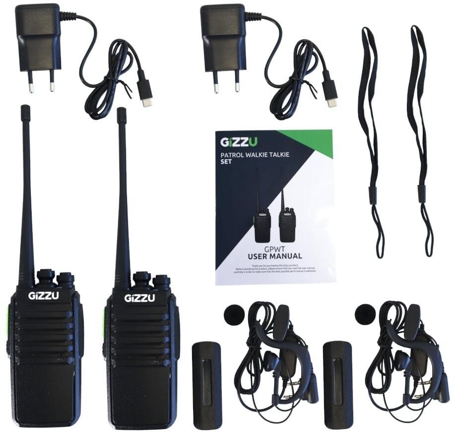 GIZZU PATROL WALKIE TALKIE SET