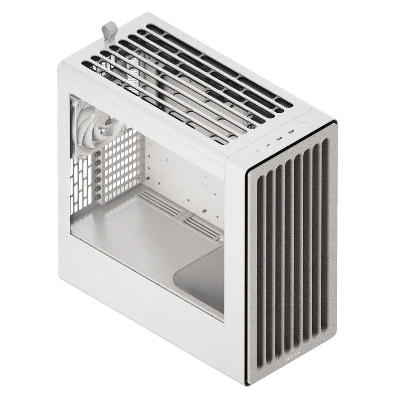 Aerocool HAVN BF 360 Flow White EATX case - Adjustable GPU Bracket - Supports up to 7 fans (2x180; 1x140mm incl) - 2x 3.5'' or 4 - image 6