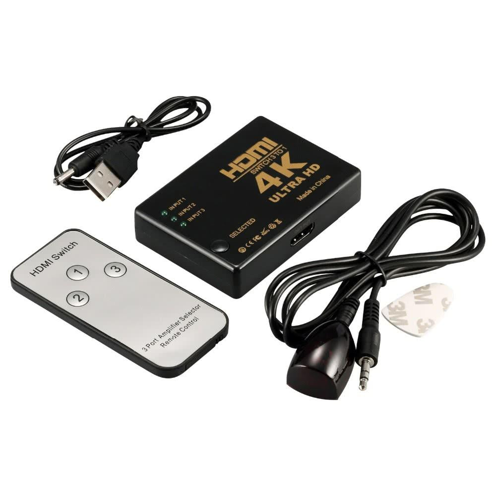 3 PORT HDMI SWITCH WITH IR - image 2