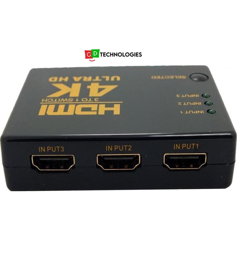 MICROWORLD HDMI: 3X IN + 1X OUT + IR REMOTE