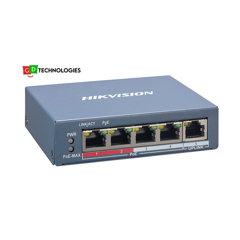 HIKVISION 4 PORT FAST ETHERNET SMART POE SWITCH