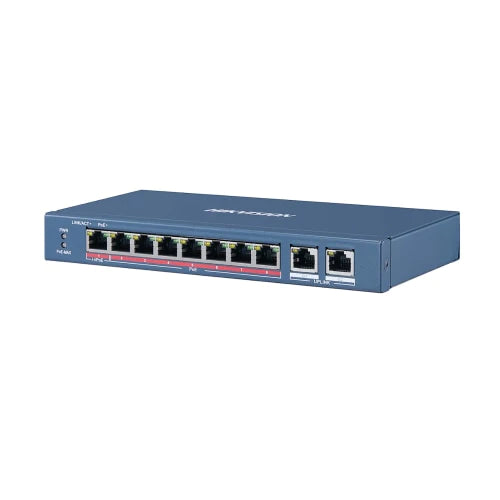 Hikvision 8 Port L2 Unmanaged 10/100 POE Switch