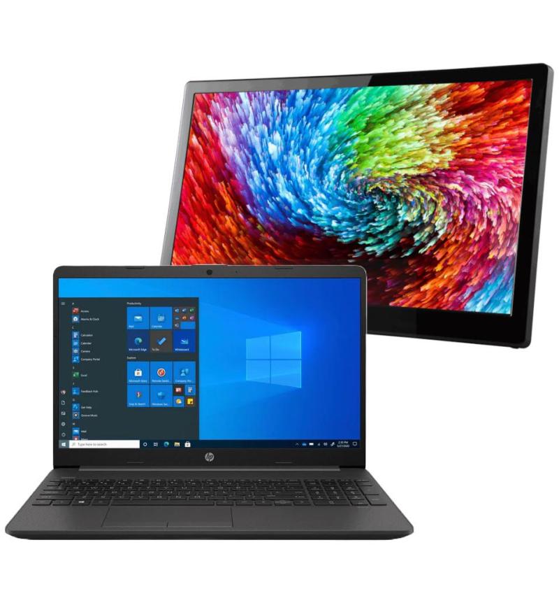 HP 255 G8 15.6" RYZEN 5 8GB 256GB WIN 11 HOME NOTEBOOK WITH AOC E1659FWU USB3.0 15.6" PORTABLE LEDSCREEN