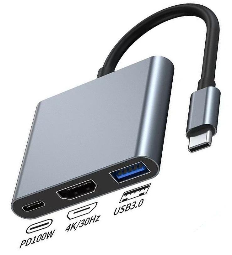USB-C TO HDMI 4K + PD 100W HUB