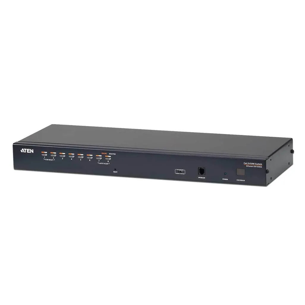 Aten KH1508A, 1600 x 1200 pixels, Rack mounting, 6 W, 1U, Black