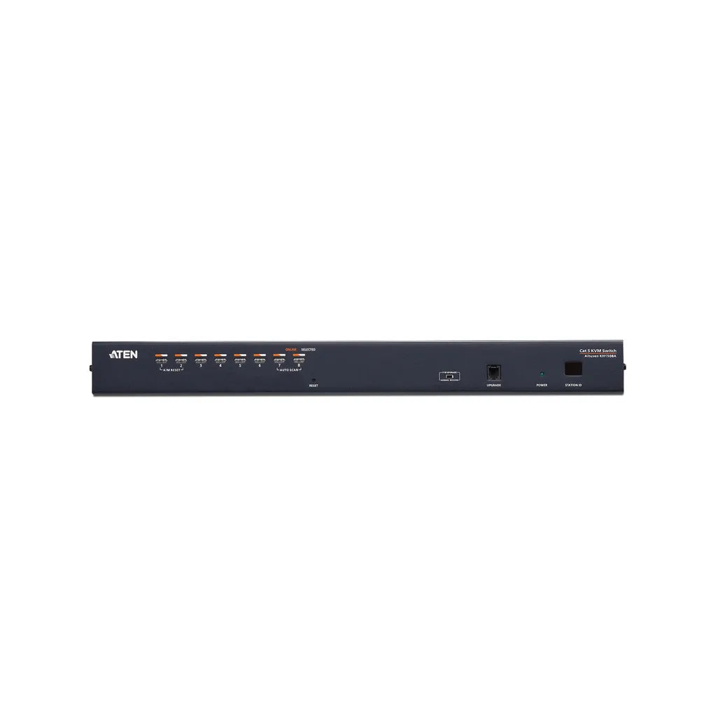 Aten KH1508A, 1600 x 1200 pixels, Rack mounting, 6 W, 1U, Black