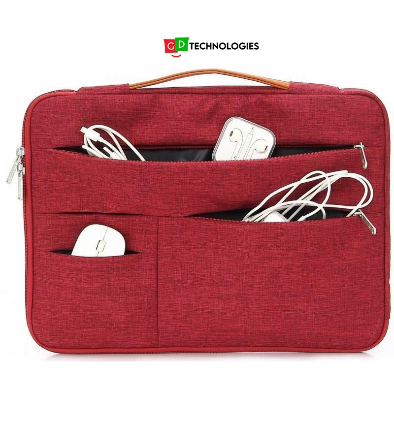 MICROWORLD LUXE 17" NOTEBOOK SLEEVE - MAROON