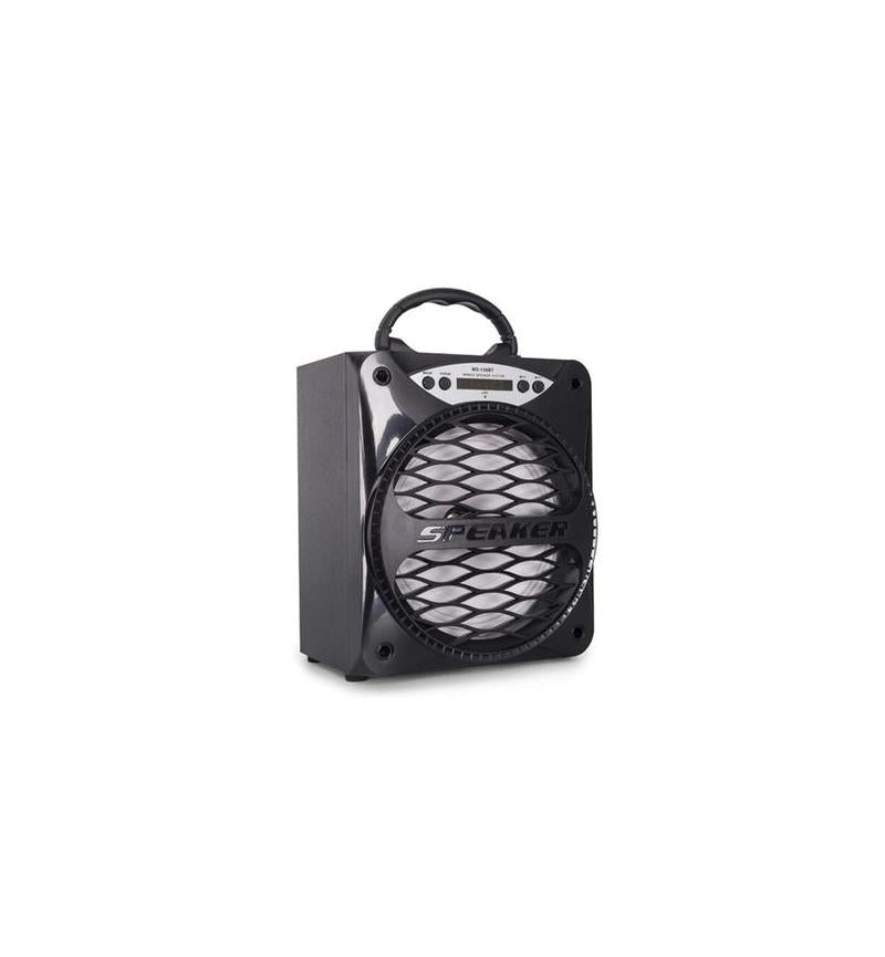 PORTABLE SPEAKER + RADIO BLACK