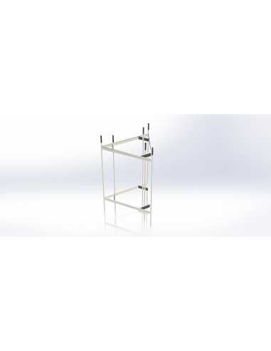 Lattice Mast Casting Cage - Connects to Y-Base Assembly