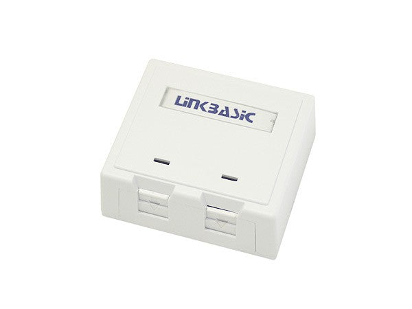 Linkbasic Dual Keystone Surface Mount Box (2 Pack)