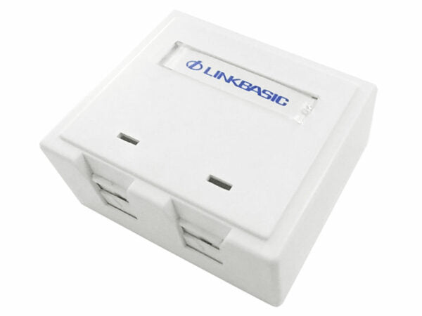 Linkbasic CAT6a Double Surface Mount Box