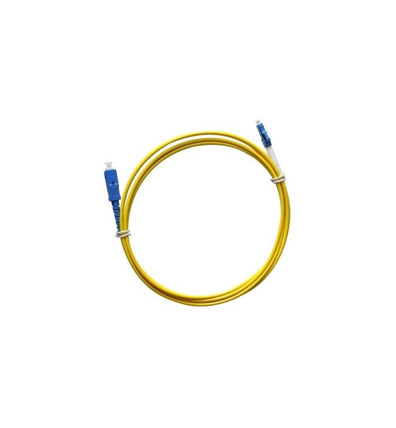 Fiber Patch Cable - LC to SC APC Single Mode Simplex - 1m