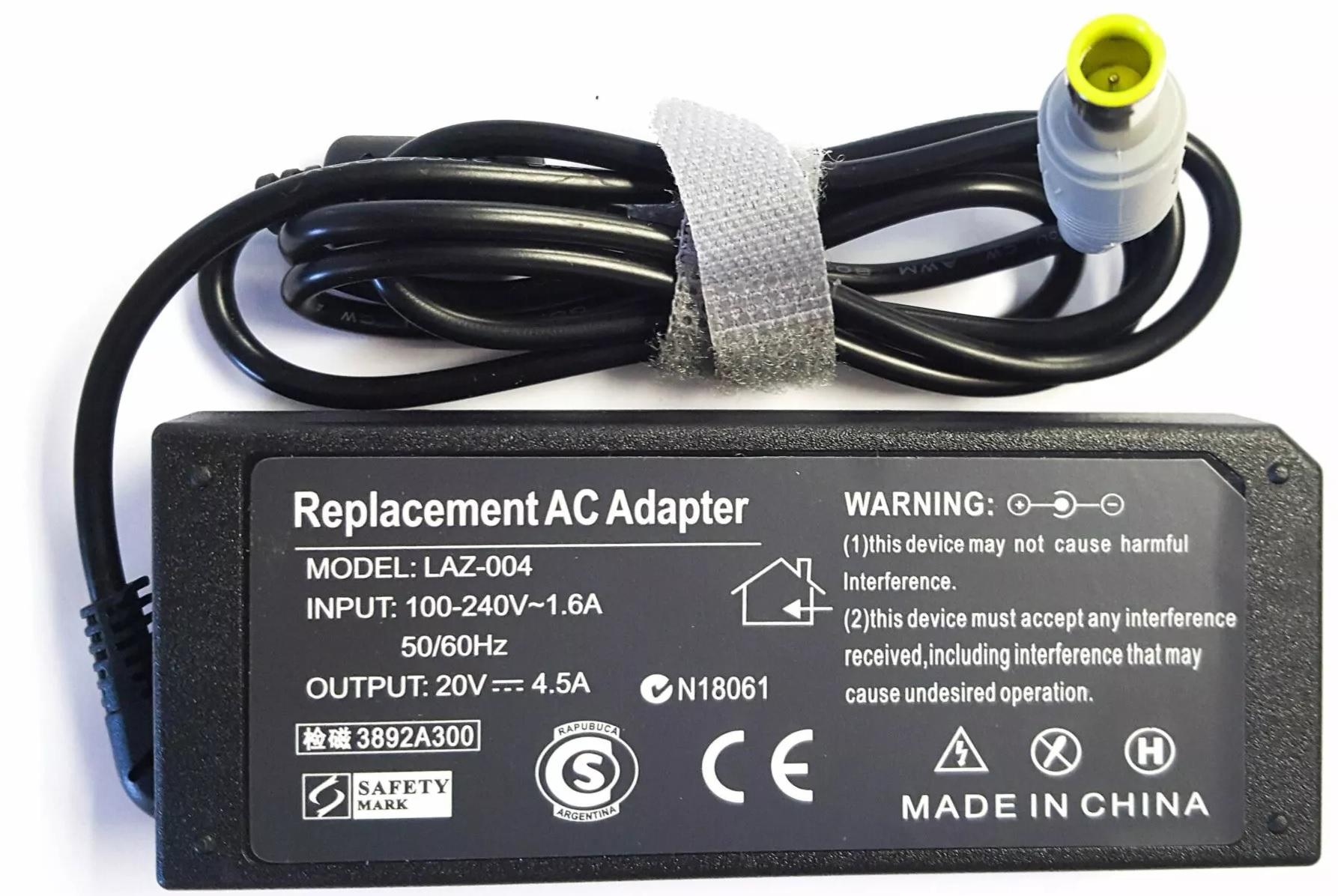 90W ROUND PIN CHARGER FOR LENOVO