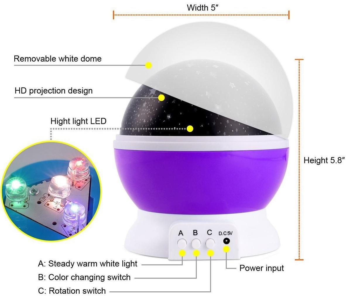 MUSIC LAMP - PURPLE