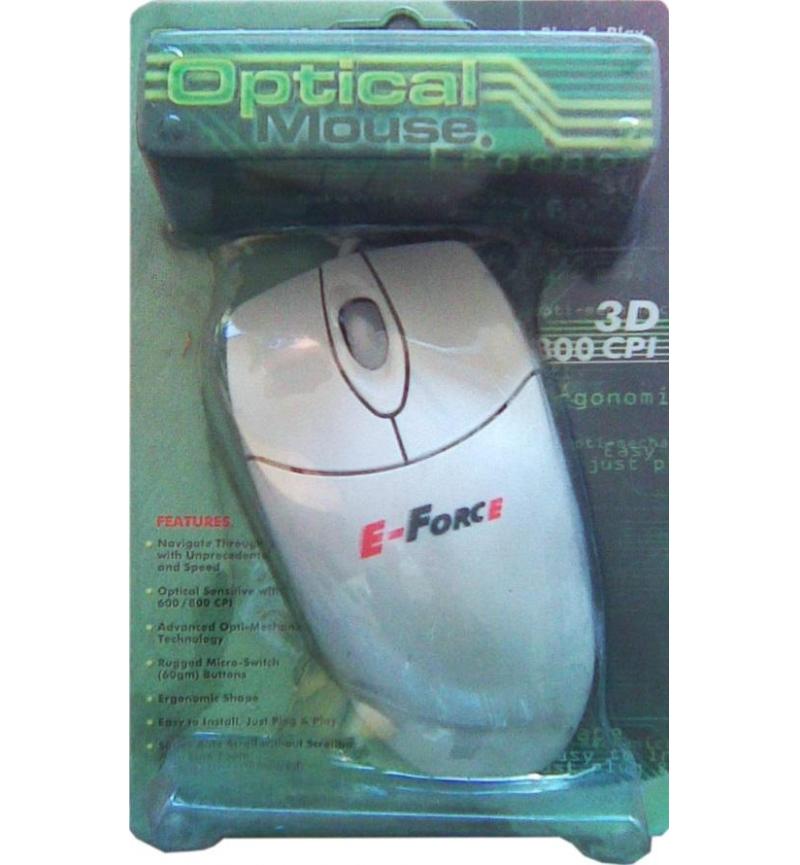 E-FORCE OPTICAL MOUSE PS2