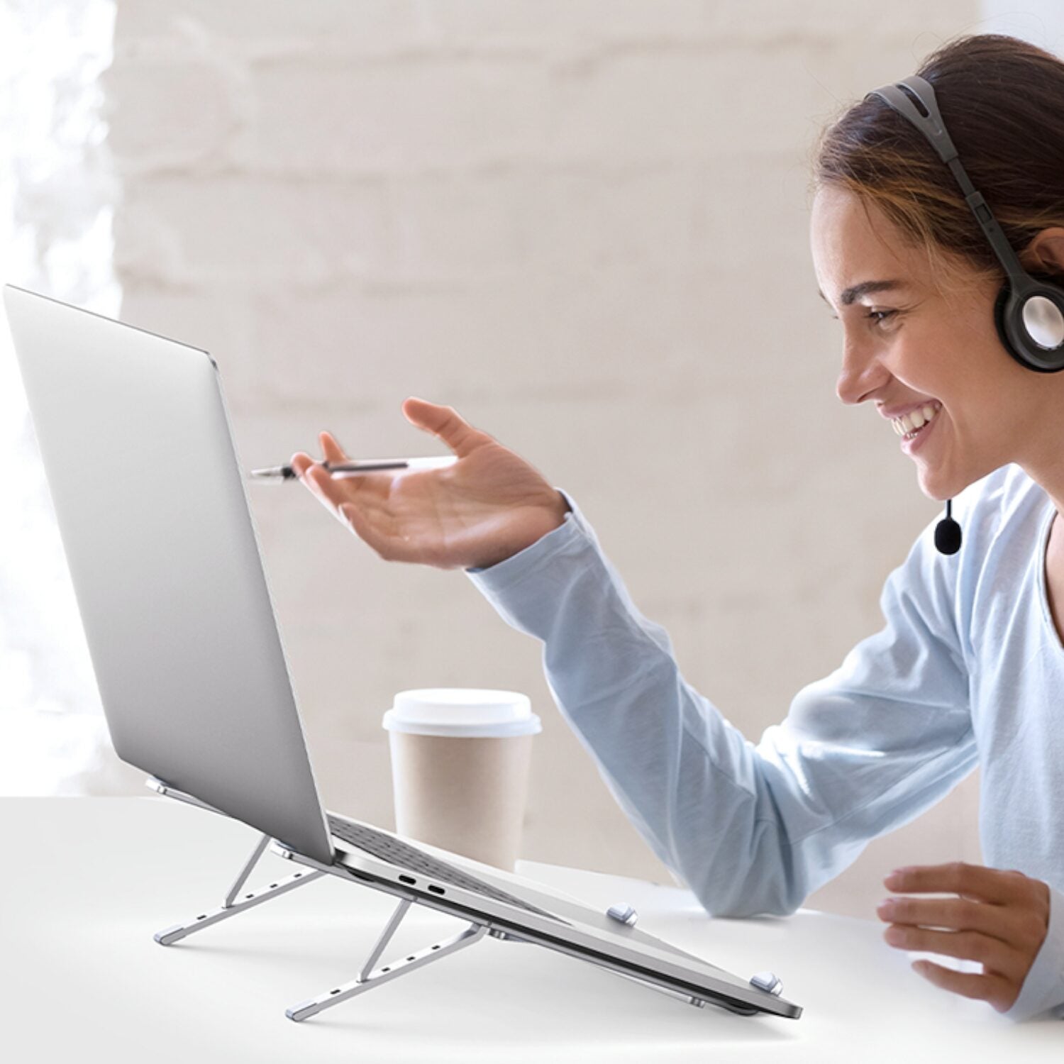 UGREEN Aluminium Adjustable Laptop Stand – image 4