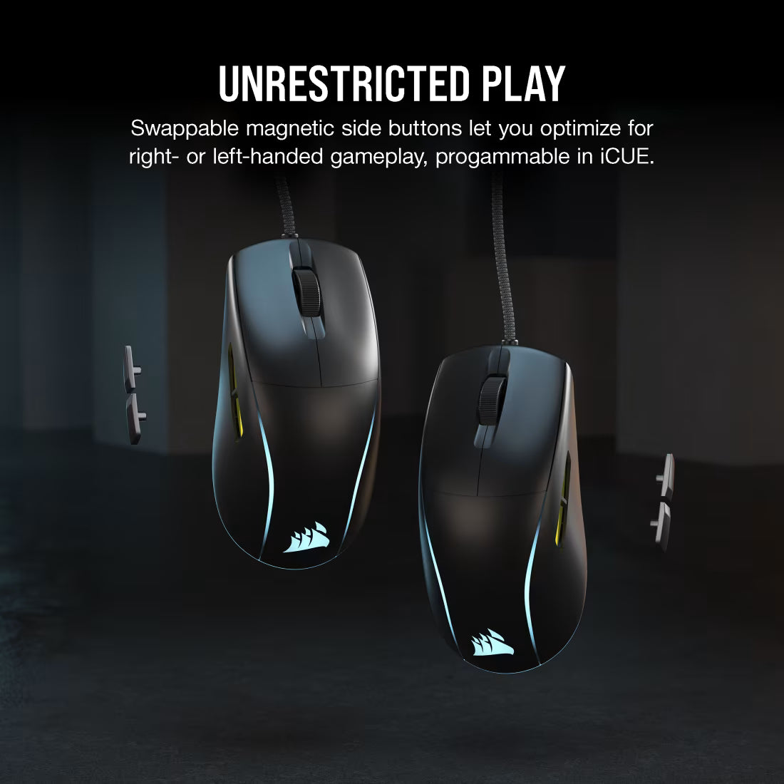 Corsair M75 Lightweight RGB Gaming Mouse; Black; 26000 DPI. - image 4
