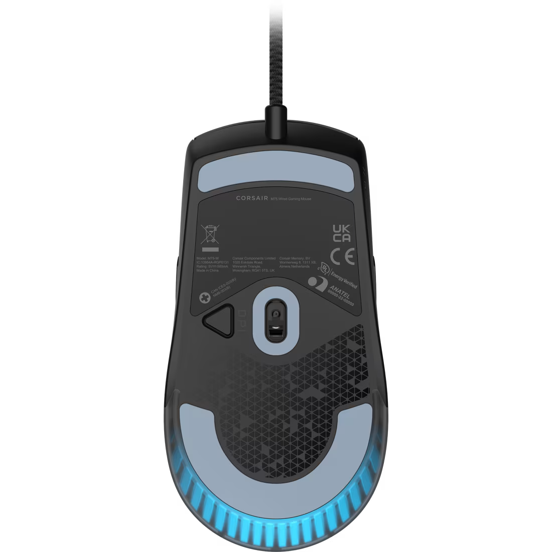Corsair M75 Lightweight RGB Gaming Mouse; Black; 26000 DPI. - image 8