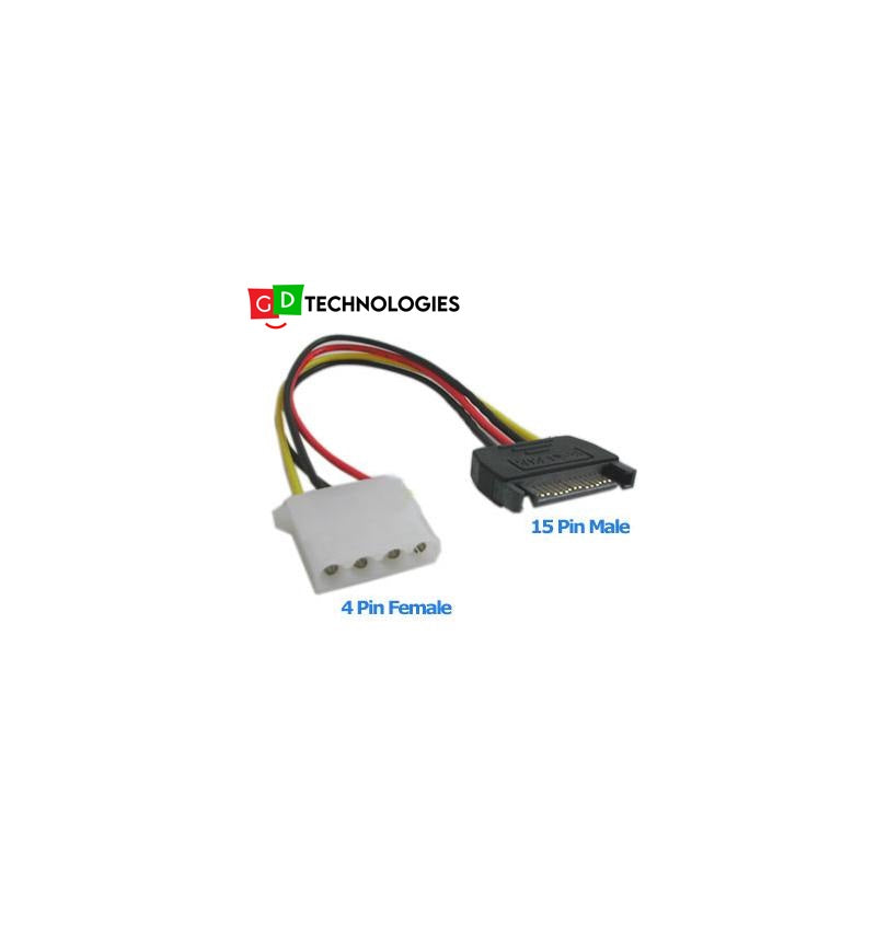 Microworld Sata (M) To Molex (F)