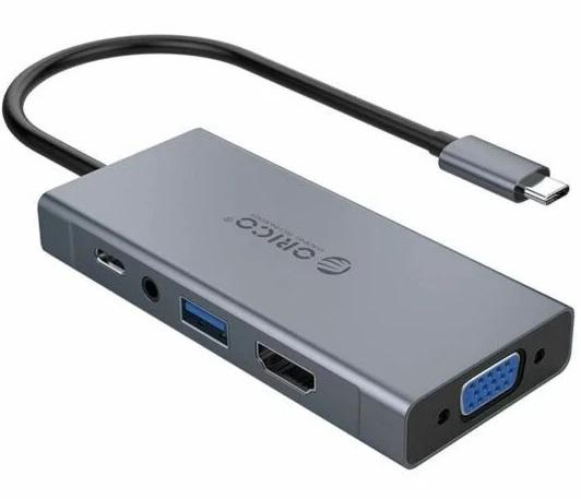 ORICO 5 IN 1 HDMI USB3.0VGA TYPE-C DOCK - image 2