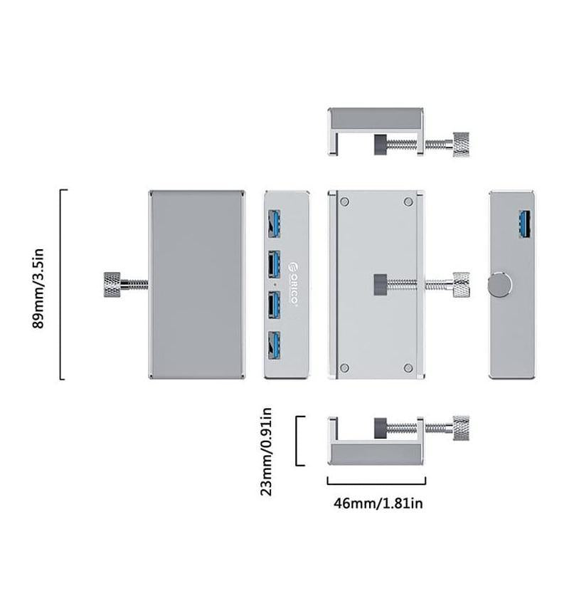 HUB: USB3.0 -  4P CLIP TYPE