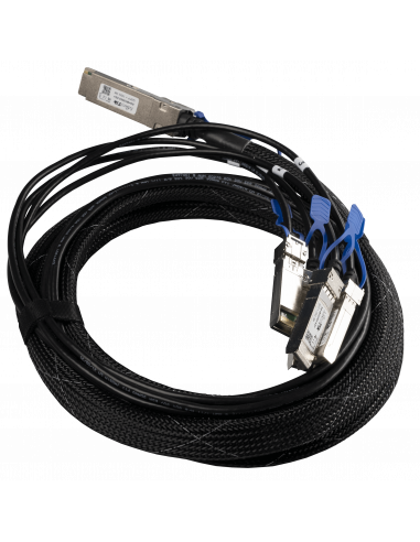 MikroTik QSFP28 to 4xSFP28 break-out cable (100G to 4x25G), 3m