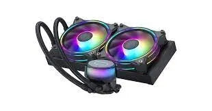 Cooler Master Cooler ML240 IllusionARGB Liquid Cooler; 240mm Radiator; 2 x 120mm ARGB Illusion; Transparent Pump Design - image 11