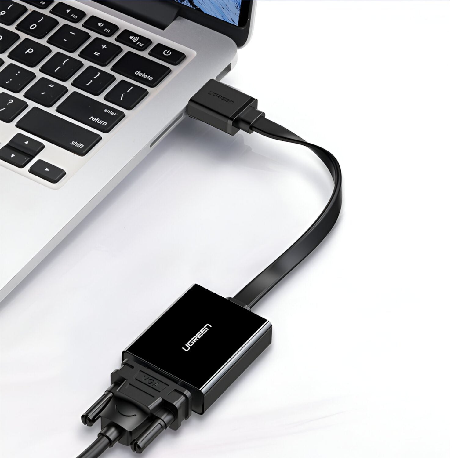 UGREEN HDMI to VGA Adapter, with 3.5mm Audio and Power Port - Black – image 3