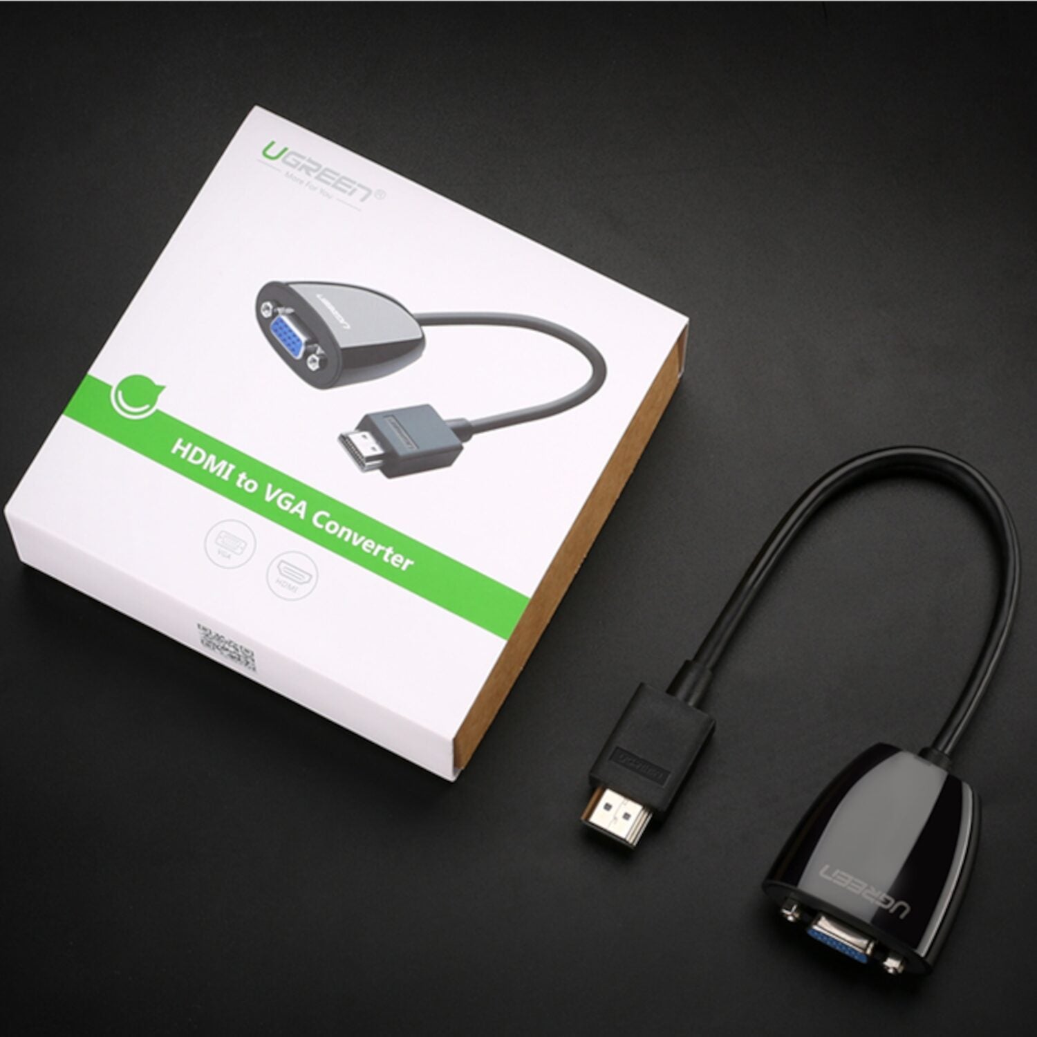 UGREEN HDMI to VGA Converter, 1080p Video Adapter - Black – image 5