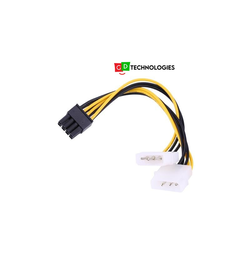 MICROWORLD MOLEX (M)  X2 TO PCI-E 8P (M)